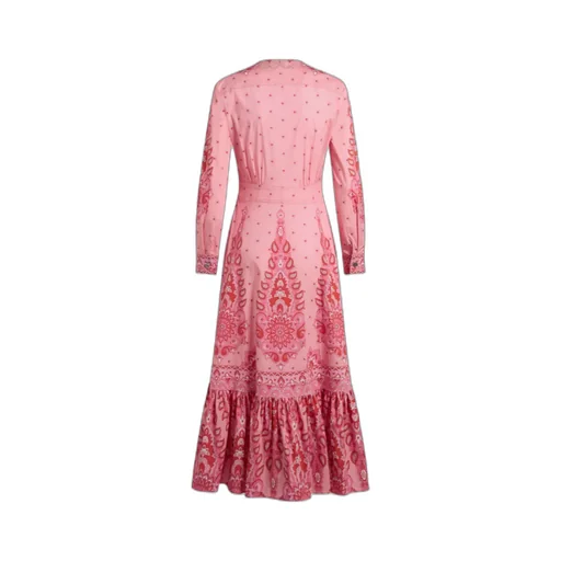 Printed Poplin Midi Dress