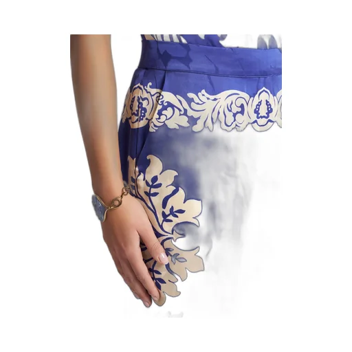 Floral Printed Straight-Leg Trousers