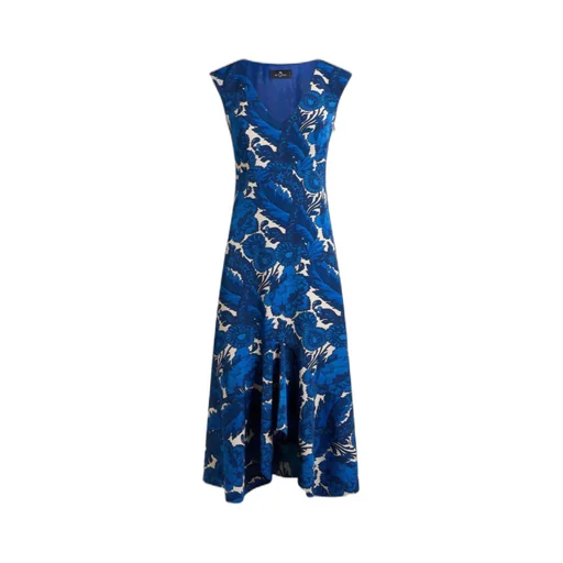 Maxi Floral Print Midi Dress