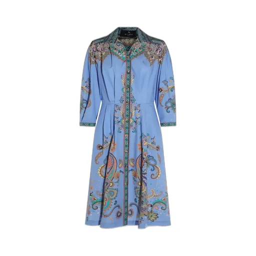 Paisley Printed Midi Dress