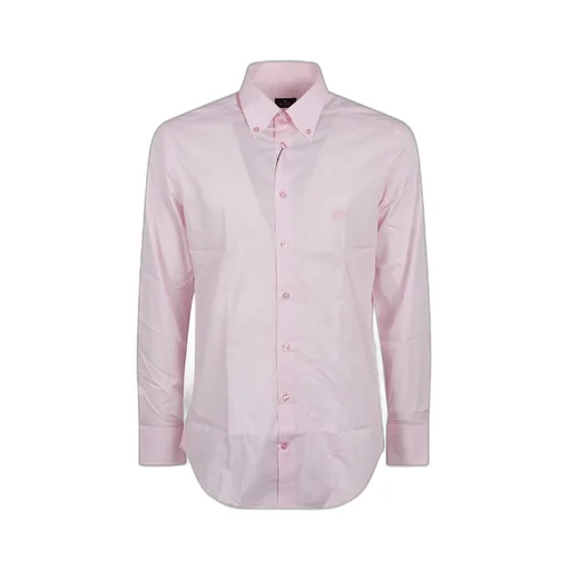 Plain-Coloured Button-Down Shirt