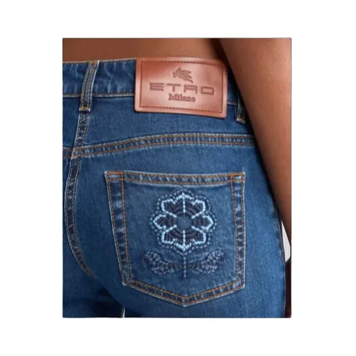 Logo Patch Denim Shorts