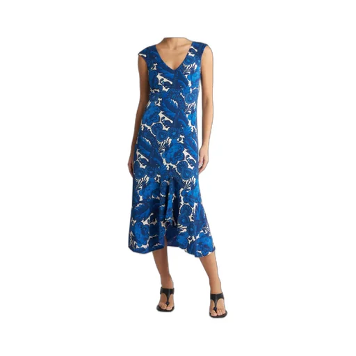 Maxi Floral Print Midi Dress