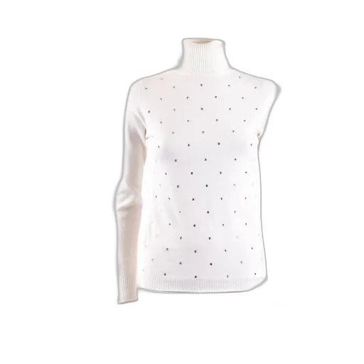 High-Neck Long-Sleeved Sweater