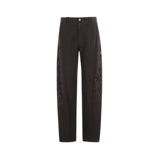 Embroidery Detail Track Pants