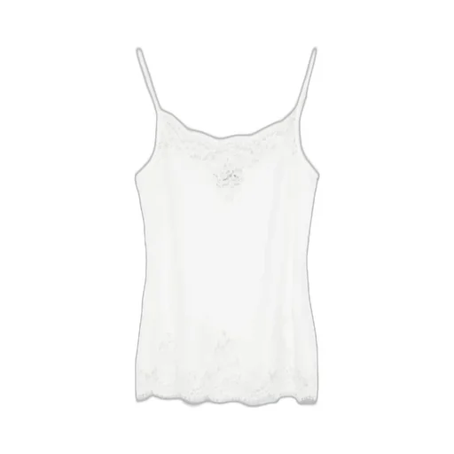Lace-Trim Tank Top