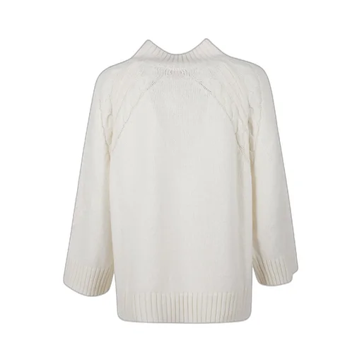 Wide-Sleeved Ribbed Sweater