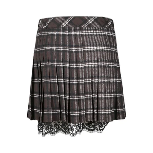 Pleated Lace Skirt