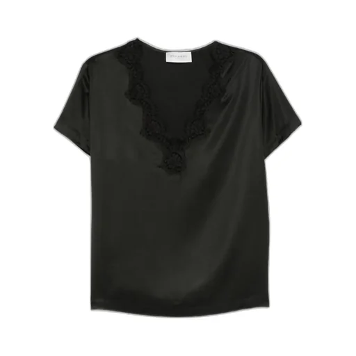Lace-Insert Blouse
