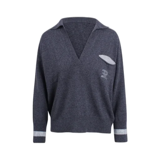 Rhinestone Logo Sweater