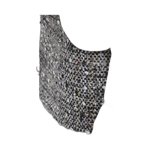 Sequin-Embellished Tweed Mini Skirt