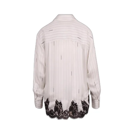Lace Striped Shirt