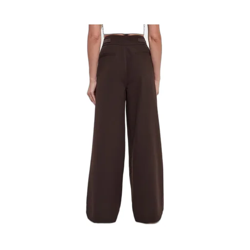 Wide-Leg Pleated Pants