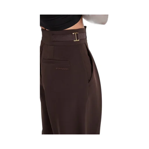 Wide-Leg Pleated Pants