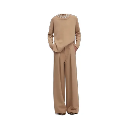Pleat-Detail Trousers