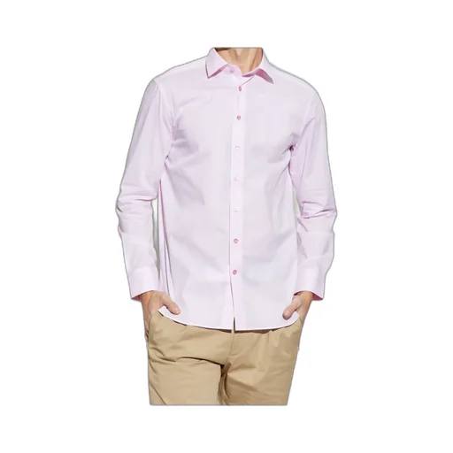 Buttoned Curved Hem Shirt