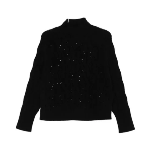 Rhinestone-Embellished Sweater