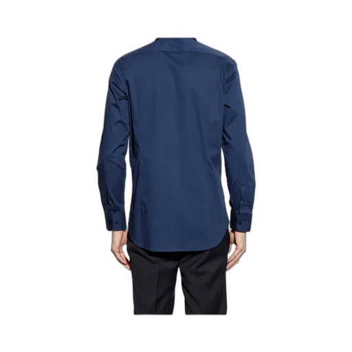 Buttoned Curved Hem Shirt