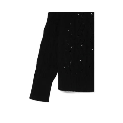 Rhinestone-Embellished Sweater