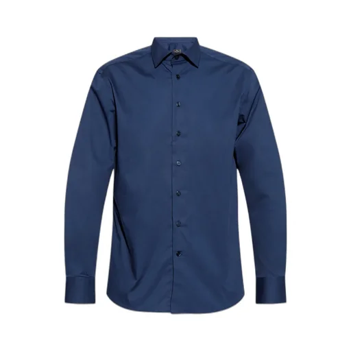 Buttoned Curved Hem Shirt