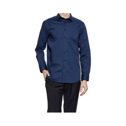 Buttoned Curved Hem Shirt