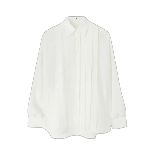Long Sleeved Pleated Shirt