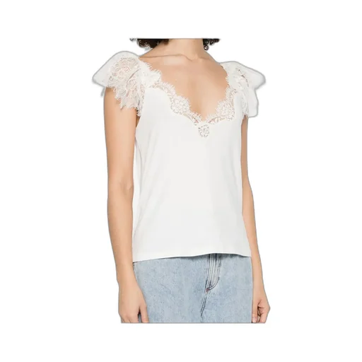 Lace-Trim Tank Top
