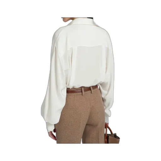 Long Sleeved Pleated Shirt