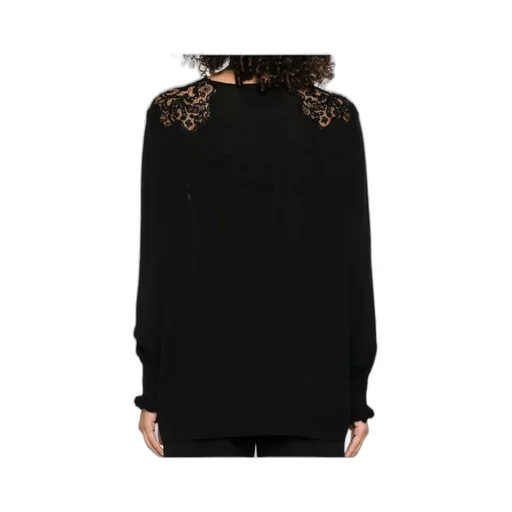Lace-Embellished Top