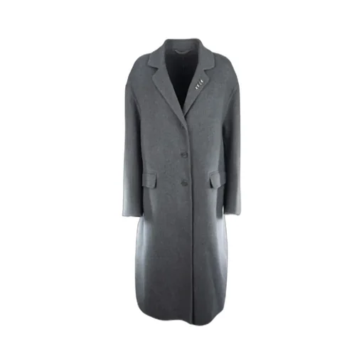 Safety-Pin Embellished Coat