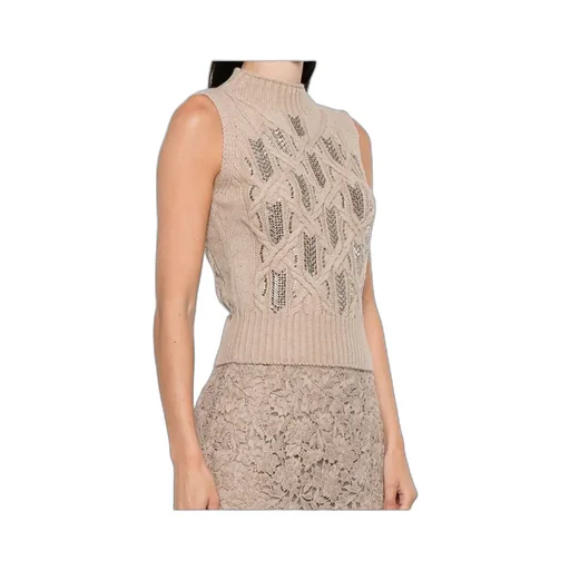 Embellished Knitted Vest