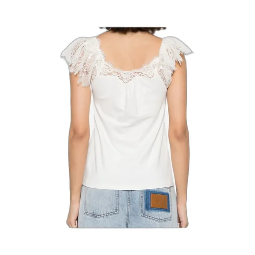 Lace-Trim Tank Top