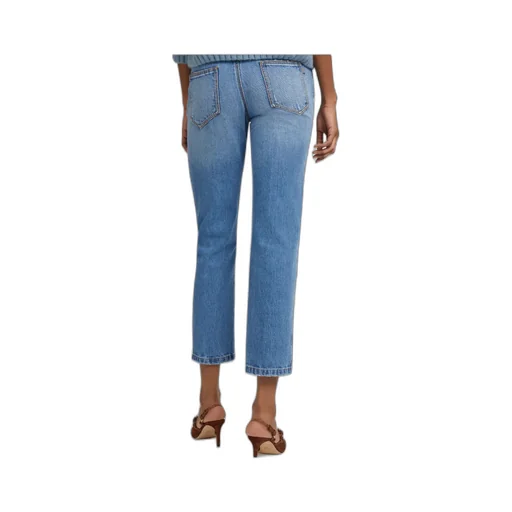 Rhinestone-Embellished Jeans