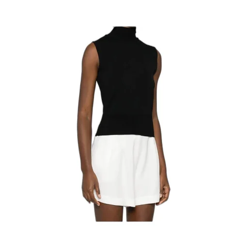 Sleeveless Turtleneck Sweater