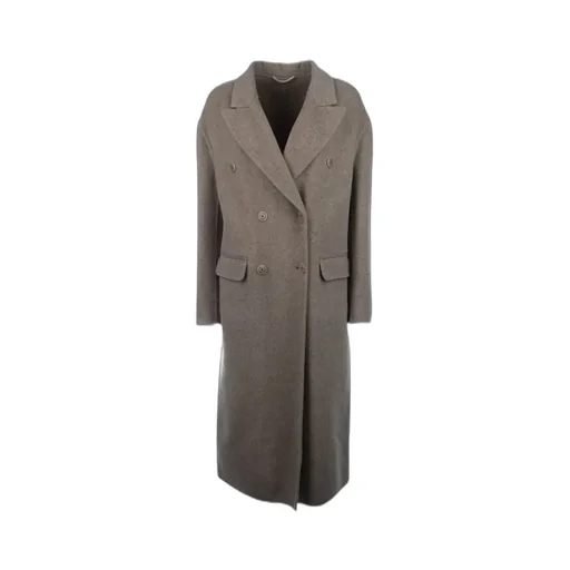 Double-Breasted Wool Coat