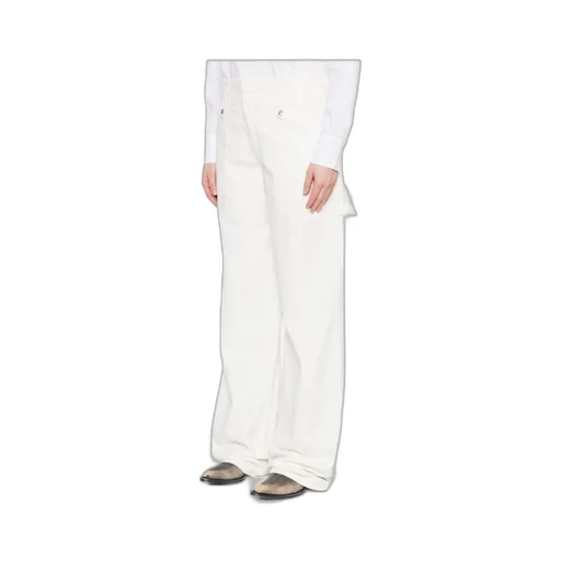 Eyelet-Embellished Jeans