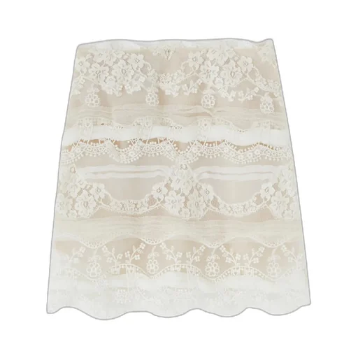 Lace-Patchwork Skirt