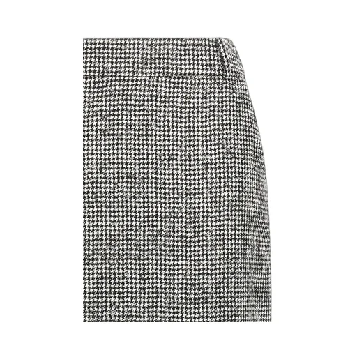 High Waist Back-Slit Midi Skirt
