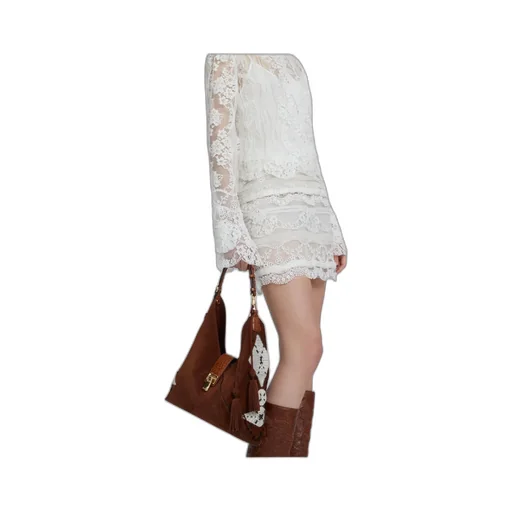 Lace-Patchwork Skirt