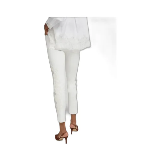 Rebrode Lace Cropped Jeans