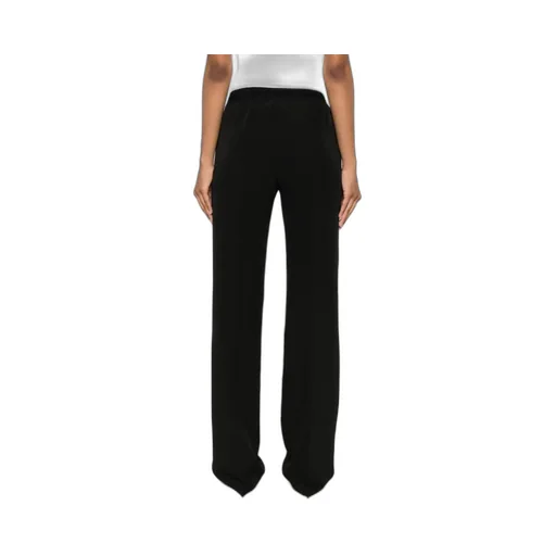 Logo-Waistband Cady Trousers