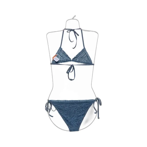Embroidered Triangle Bikini