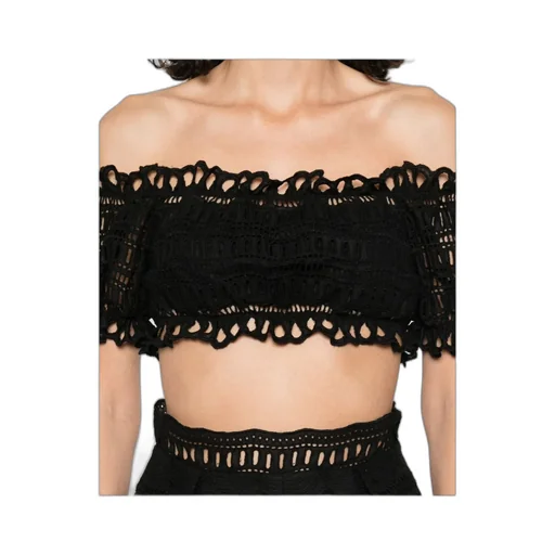 Broderie Anglaise Off-Shoulder Top