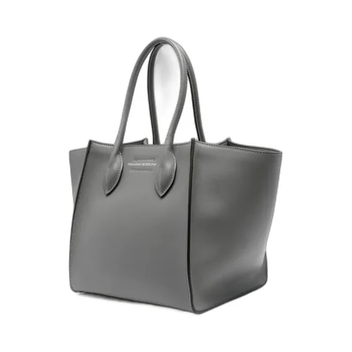 Maggie Padlock Leather Tote Bag