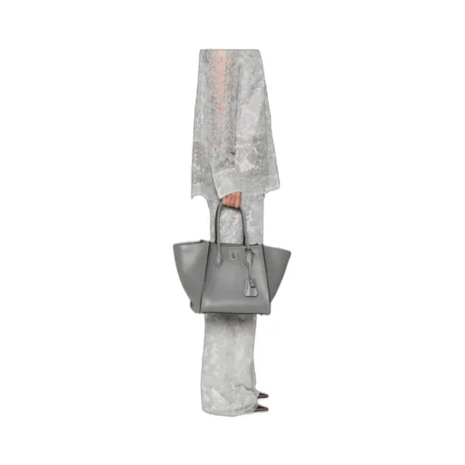 Maggie Padlock Leather Tote Bag