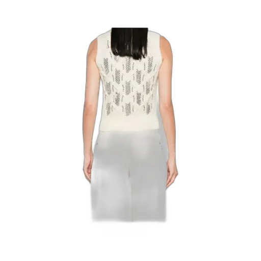 Rhinestone-Embellished Sleeveless Top