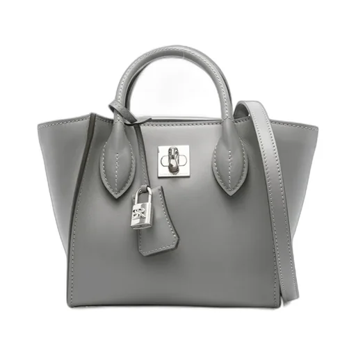 Padlock-Detailing Tote Bag