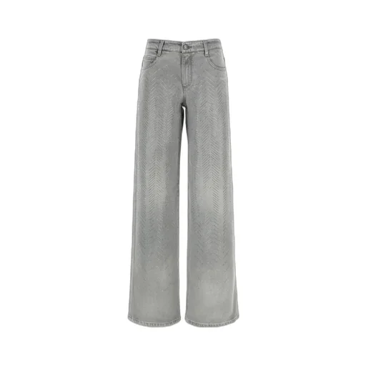 Embellished Wide Leg Jeans