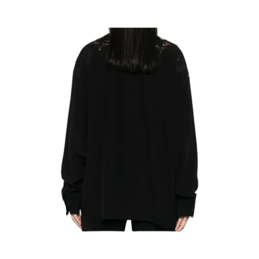 Lace-Trimmed Shirt