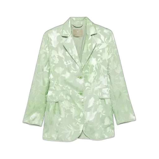 Floral-Jacquard Blazer
